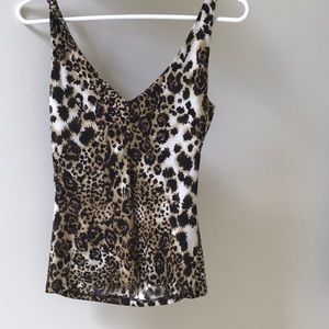 Animal print top